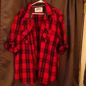XXL urban pipeline casual button up